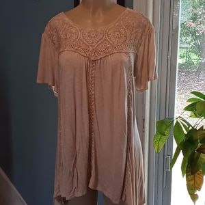 Asymmetrical Lace Top